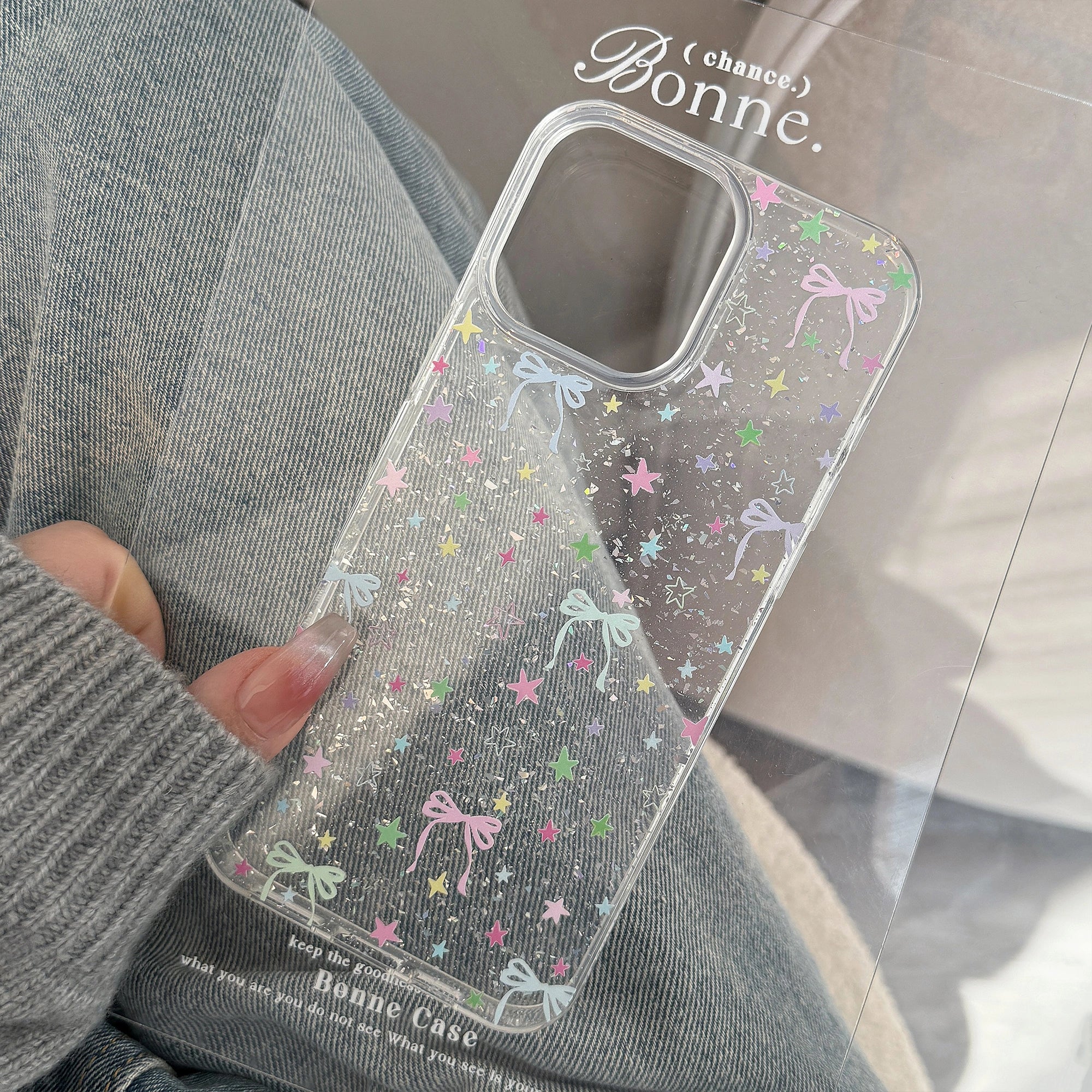 Colorful Stars & Knots - iPhone Case